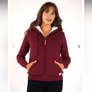 Wanakome Mulburry Zip Hoodie Size XL